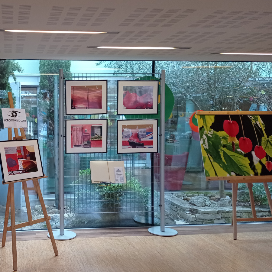 exposition photo rouge