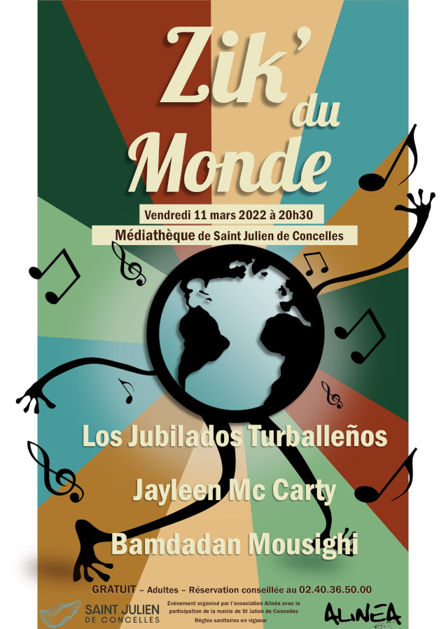 affiche zik du monde