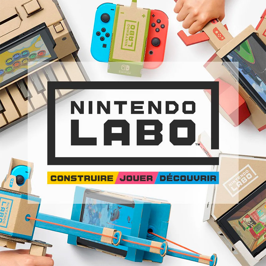 Nintendo Labo jouez construisez découvrez