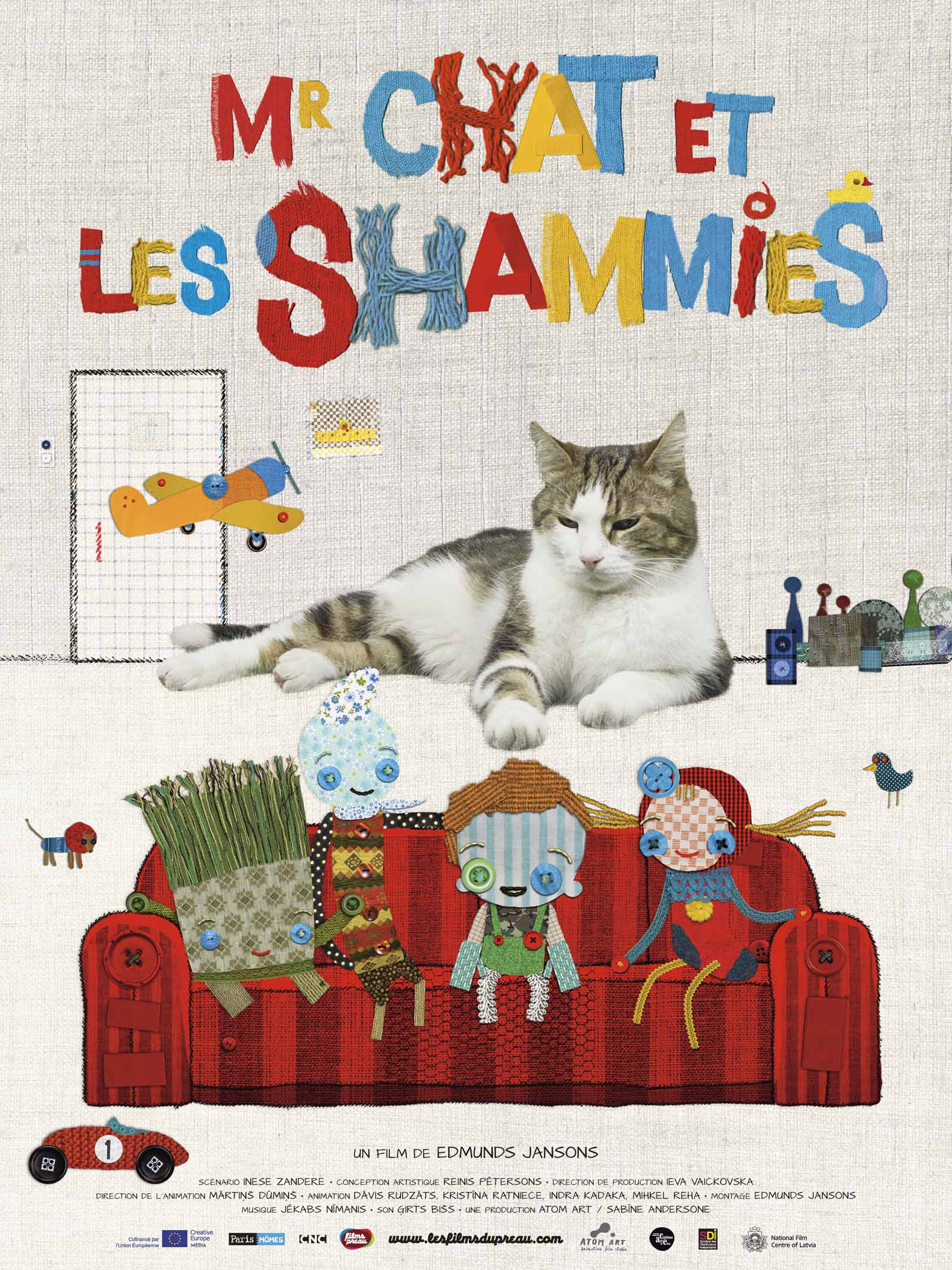 affiche film mr chat et les shammies