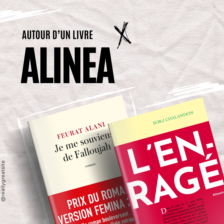 Alinea autour d'un livre