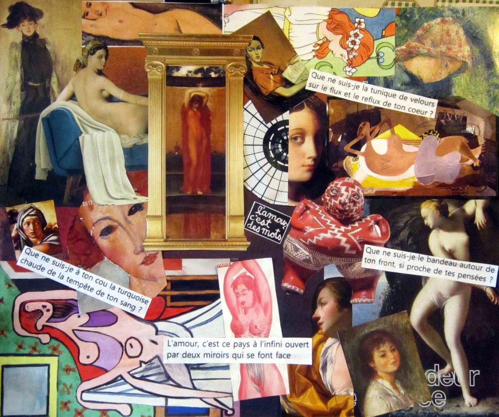 Tableau-collage de Jean-Paul Paquereau