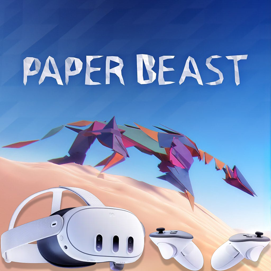 Application VR Paper Beast casque VR Meta Quest 3
