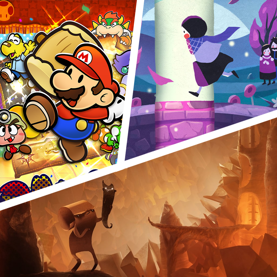 Gaming party Paper Mario, Paper trail, Papetura
