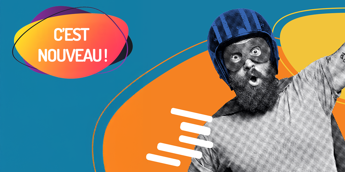 C'est nouveau ! Homme fusée sur fond pop