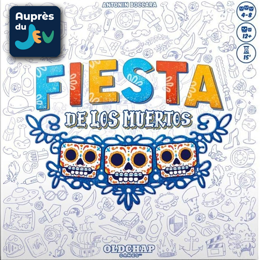 Auprès du jeu - jeu de société Fiesta de los muertos