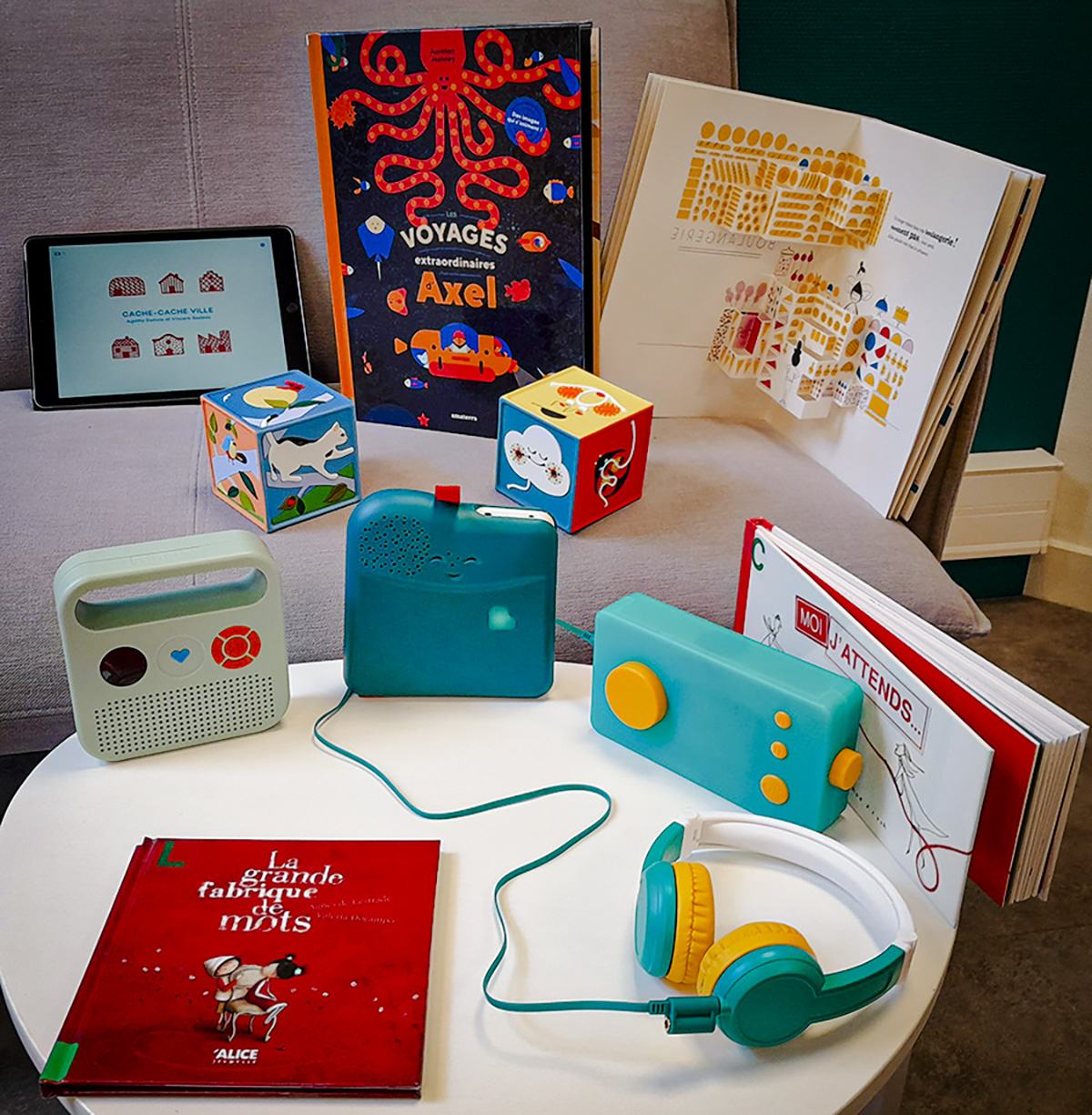 Boîtes à histoires audio Lunii, Bookinou, Merlin, Joyeuse, Elio,... 