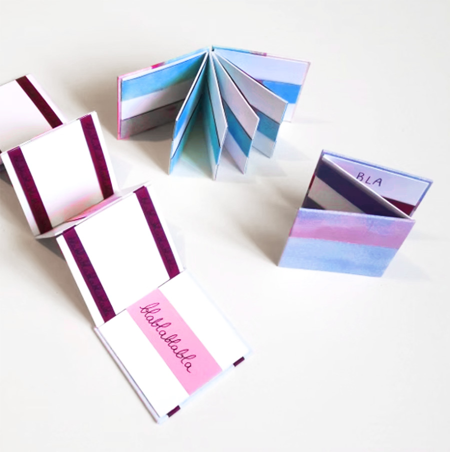 Atelier carnet en échelle de Jacob avec Amélie Doussot