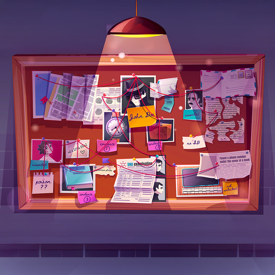 tableau enquête policière