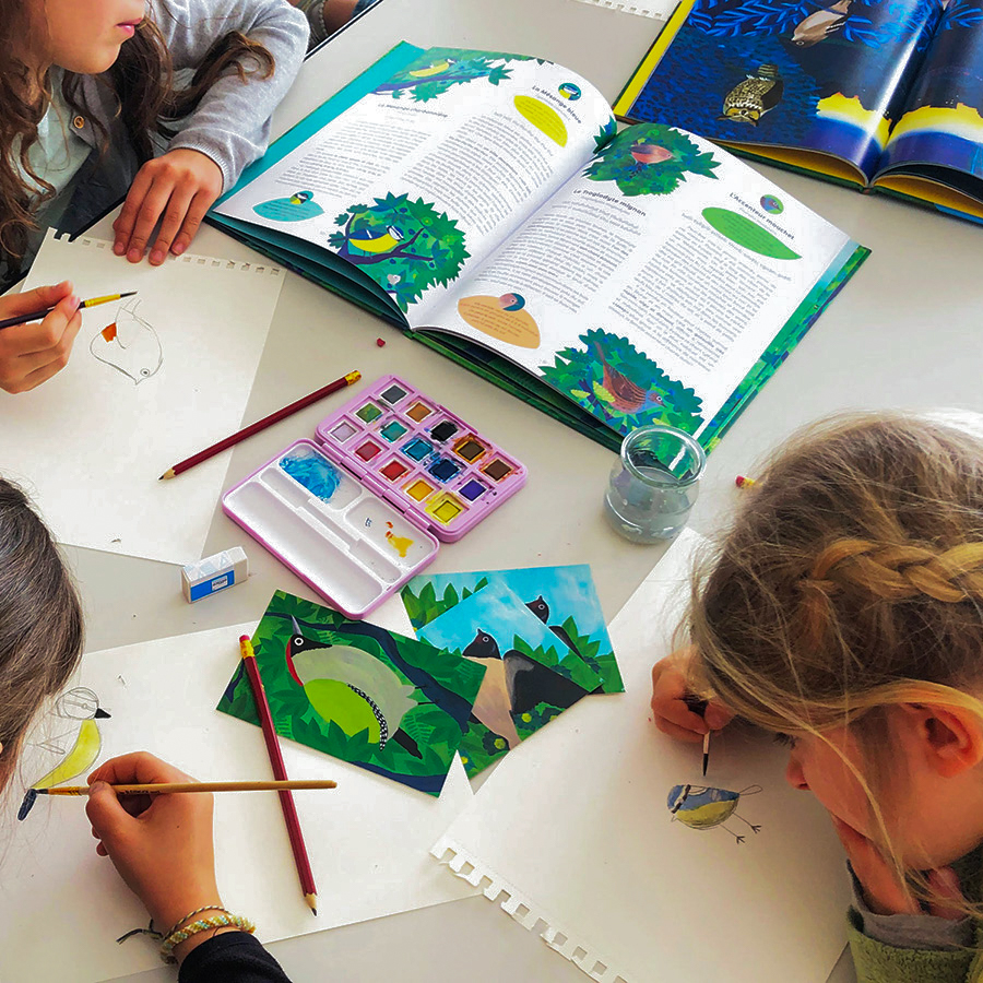 Atelier Ecoute les oiseaux avec Léna Mazilu