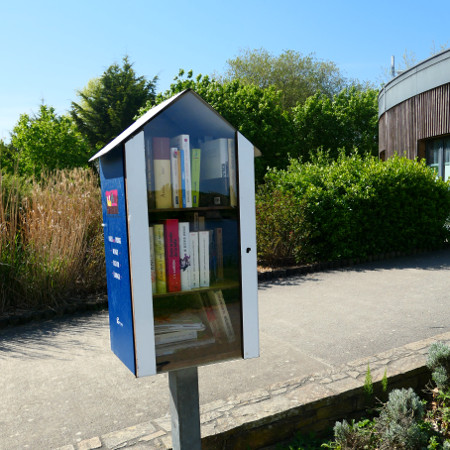 Boîte à livres plan d'eau du Chêne