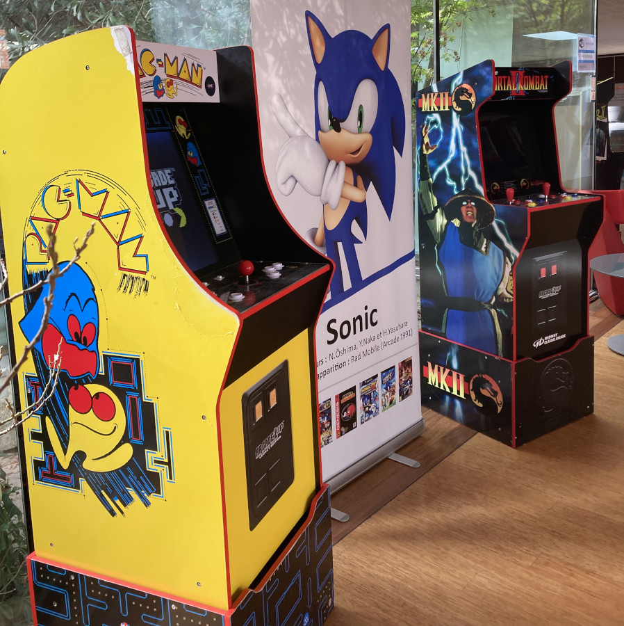 Bornes d'arcade Pacman