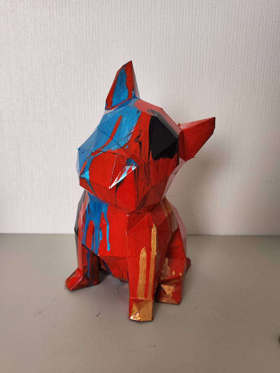 Chien papercraft MArie-Claire Pinson