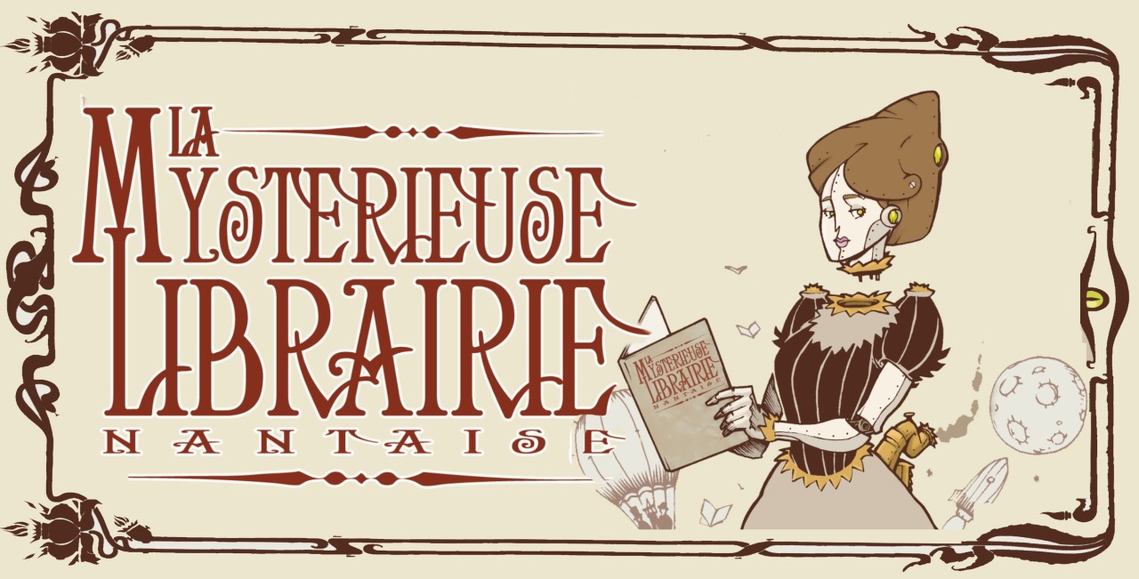 visuel allongé tons bruns mysterieuse librairie nataise