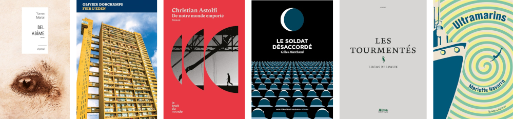 Visuels couvertures 6 livres du Prix CCSL 2024