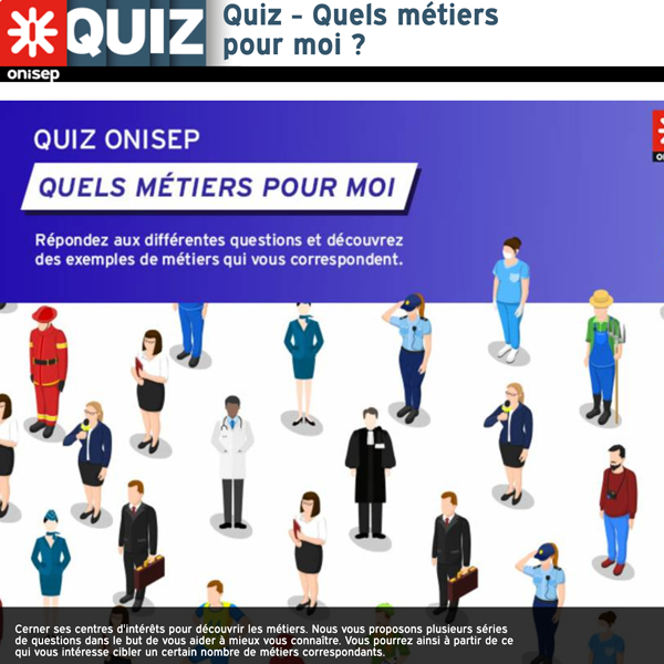 Quiz métiers